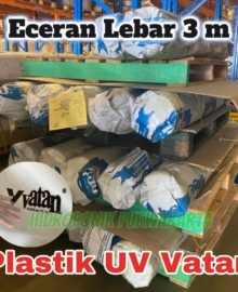 Vatan Plastik UV Lebar 3 meter 200 mikron 14 persen Greenhouse