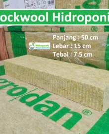 Rockwool Hidroponik Grodan Untuk Membuat 360 Kotak Tanam