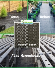 Weedmat Lebar 4 Meter Anti UV Mulsa Ground Cover Terpal